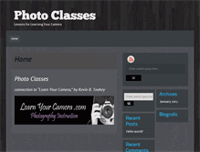 Tablet Screenshot of photoclasses.net